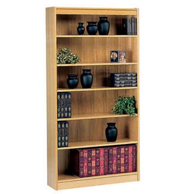 Seven Shelf Square Edge Reinforced Bookcase - 84", 32347