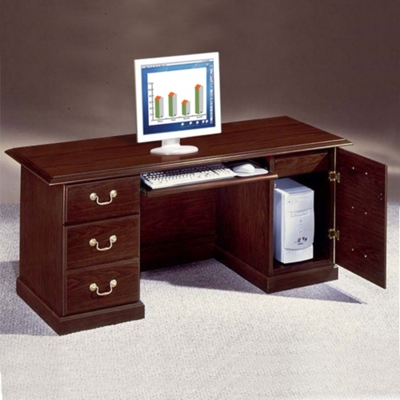 66" Credenza with CPU Storage, 11985