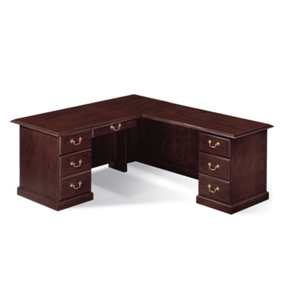 66" Compact L-Desk with Left Return, 11991