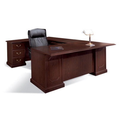 Andover U-Desk with Left Bridge, 11993