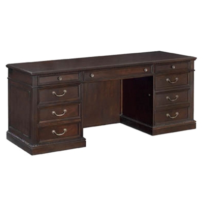 Garnet Cherry Kneespace Credenza, 13010