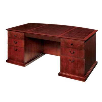 Executive Bow Front Desk, 15415