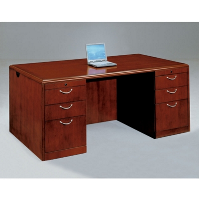 72" Wide Executive Desk with Radius Edge, 15850