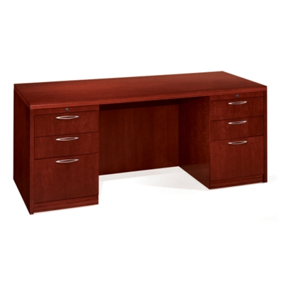 Inside View of Bow Front Desk.