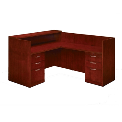 Reception L-Desk with Right Return, 15902