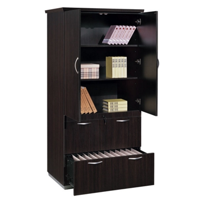 Lateral File with Storage Cabinet, 30484