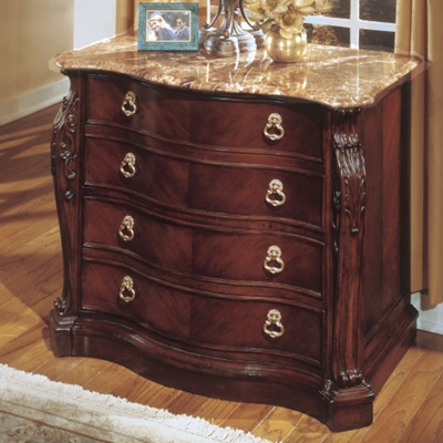 Two Drawer Lateral File with Marble Top, 30771