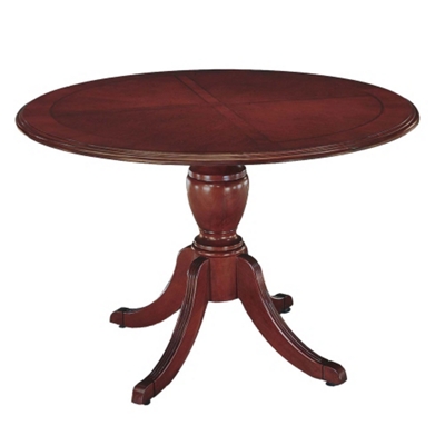 English Cherry Traditional Round Conference Table - 42" Diameter, 40618