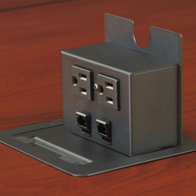 Data Port includes two outlets and two data-jacks.