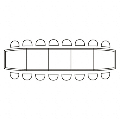 Set Includes 20 Table with 16 Chairs
