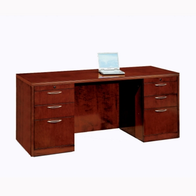 72" Wide Kneehole Credenza, 15899