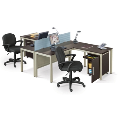 Two Person Complete Compact Office, CD04984