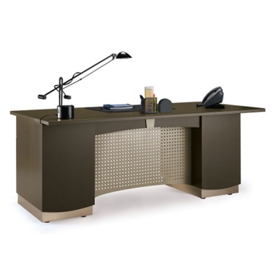 72" Executive Desk with Perforated Modesty Panel, 13077