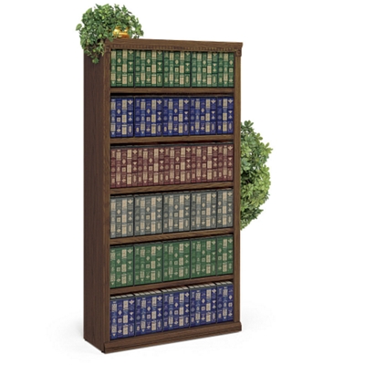 Bookcase with  5 Shelves 36"W x 60"H, 32767