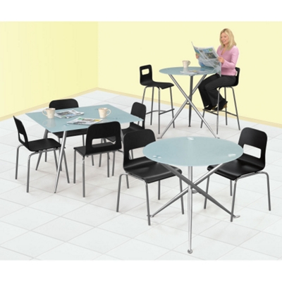 Chairs can be used in multiple settings: Breakroom, Reception & Lobby, or Training.