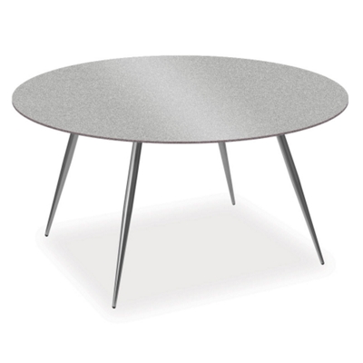 42" Round Table with Alumicast Top and 4-Post Legs, 40886
