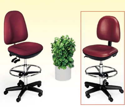 Low Back Ergonomic Stool with Arms