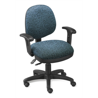 Low-Back Chair with Arms, 56775