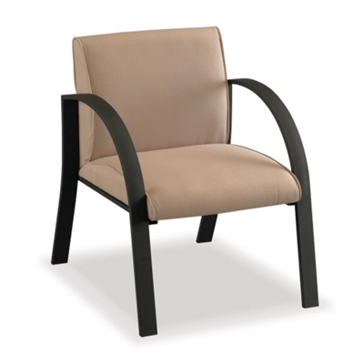 Curved Arm Fabric Guest Chair, 75337