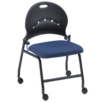 Armless Chair with Upholstered Seat, 52306
