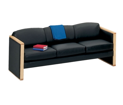 Leather Reception Sofa with Arms, 53420