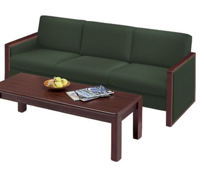 Motive Fabric Reception Sofa with Arms, 53411
