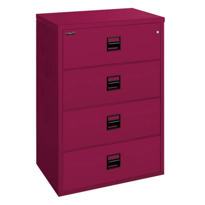 Lateral Fire File with Four Drawers 38"W
