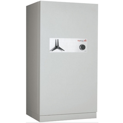 Fireproof Storage Cabinet with 4 Shelves and 5 Drawers