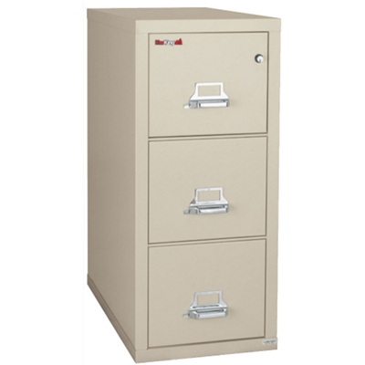 Three Drawer Fireproof Letter Size Vertical File - 31"D, 34141