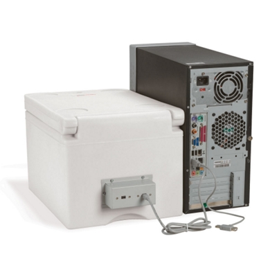 Simply connect PC to Media Vault to protect your information from fire damage or theft.