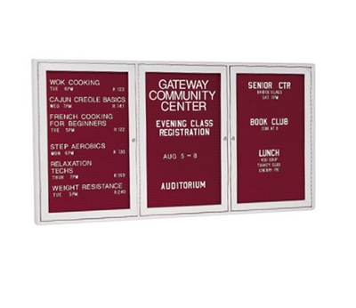 Aluminum Frame Corkboard - 72 x 48