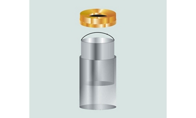 Removable covers of lightweight heavy-gauge aluminum. Galvanized steel inner container is rust and corrosion resistant. Lift-out handle for emptying.