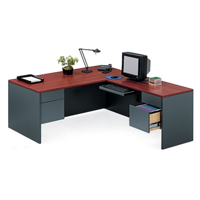 L-Desk with Right Return, 10887