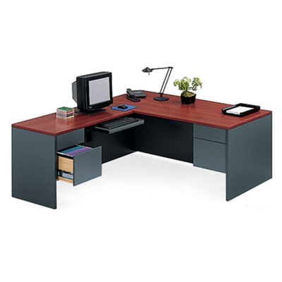 L-Desk with Left Return, 10888