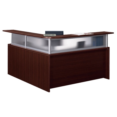 Reception L Desk with Right Return, 15525