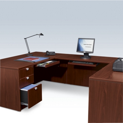 U-Desk has an interchangeable left or right configuration