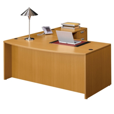 Front view of L-Desk (can be set up with left or right return)