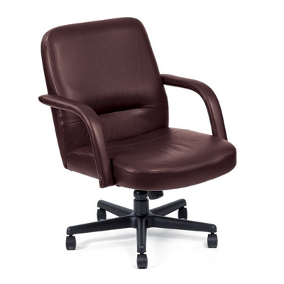 Mid Back Leather Executive Chair, 50362