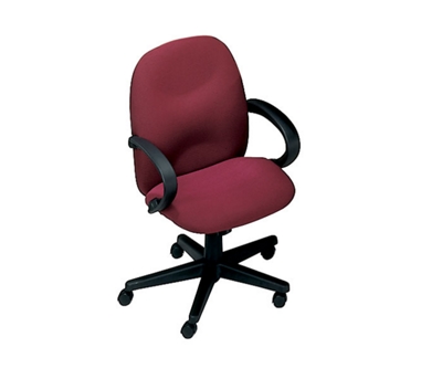 Mid Back Task Chair on Wheels, 52116
