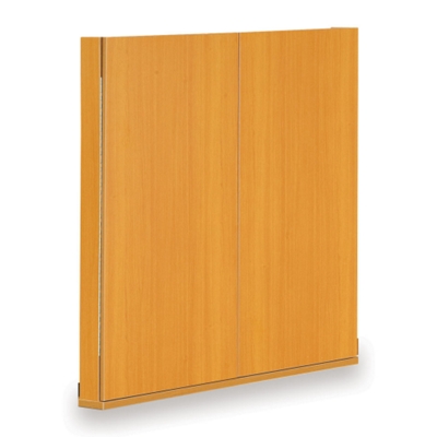 Presentation Board shown with doors closed