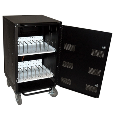 16-Bay Laptop Charging Mobile Storage Cart, 60973