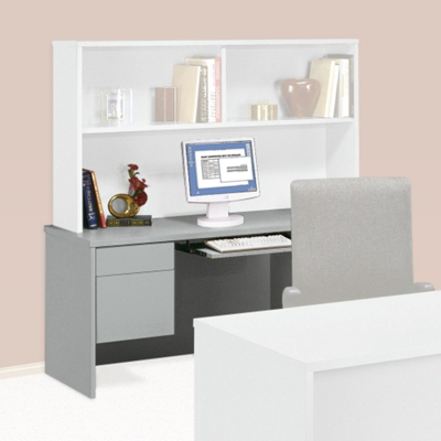 Kneespace Credenza with Keyboard Tray, 10432