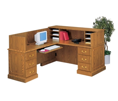 Reception Desk with Left Return