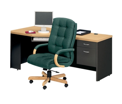 Right Pedestal Corner Desk