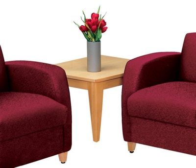 Stylish End Table with Tapered Legs