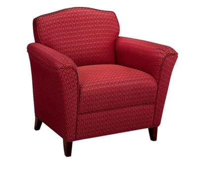 Contemporary Club Chair in Fabric, 53783