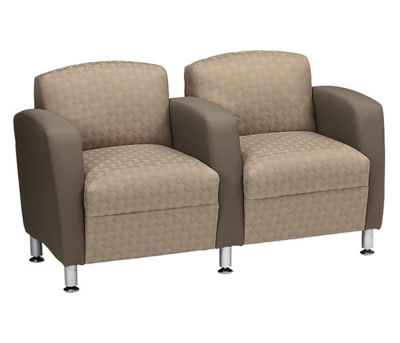 Contemporary 2 Seat Lounge Chair, 53842