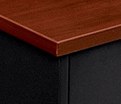 1 thick fused laminate tops with scuff-resistant edging