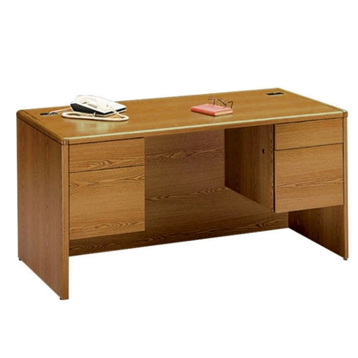 60" Wide Double Pedestal Desk, 15919