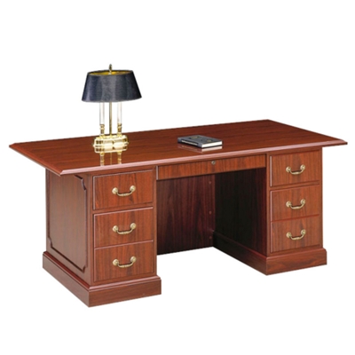Double Pedestal Executive Desk 72"W, 15920